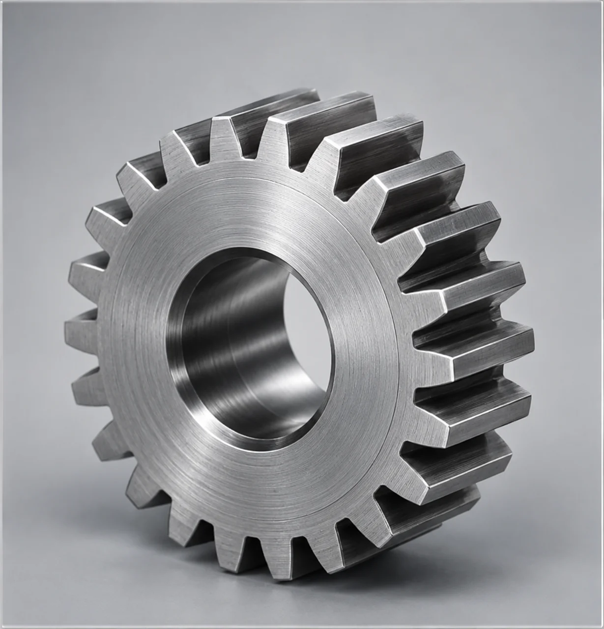 Fabricación de engranes rectos industriales